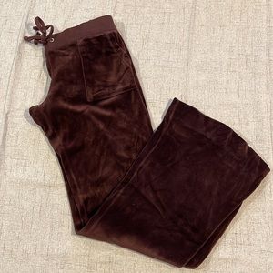 Juicy couture velour track pants